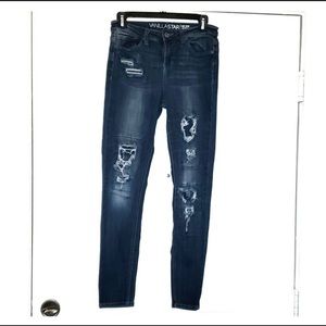 Vanilla Star Mid-rise skinny jeans